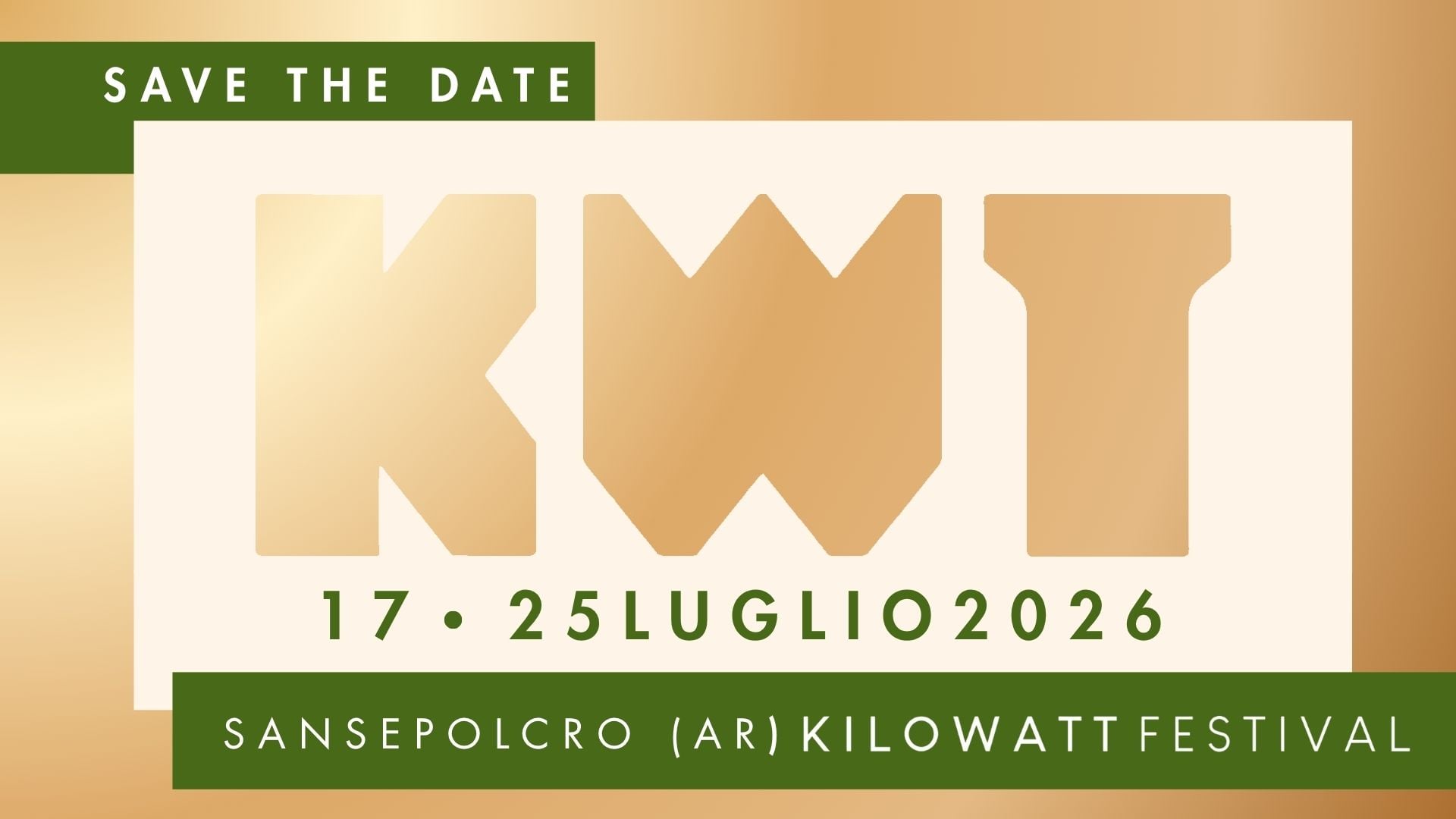 Il calendario di Kilowatt Festival 2026